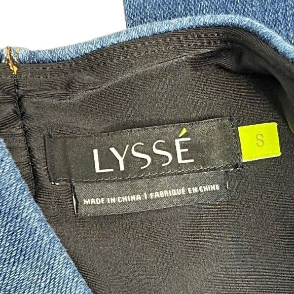 Lysse medium wash straight leg pull on jeans size S - Picture 8 of 16